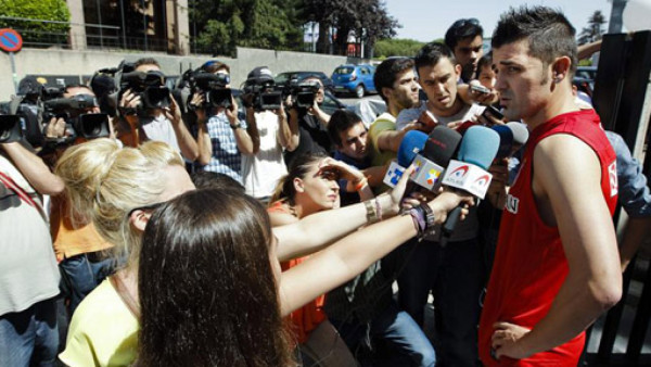 David Villa pasa reconocimiento médico con el Atlético de Madrid