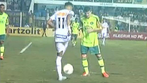 VIDEO: El derroche de magia de Neymar ante el Palmeiras
