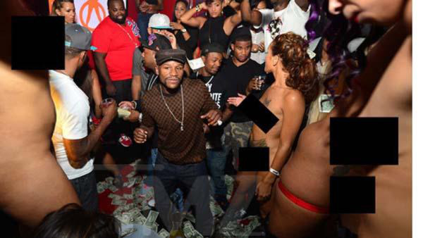 Floyd Mayweather gastó 50 mil dólares en fiesta