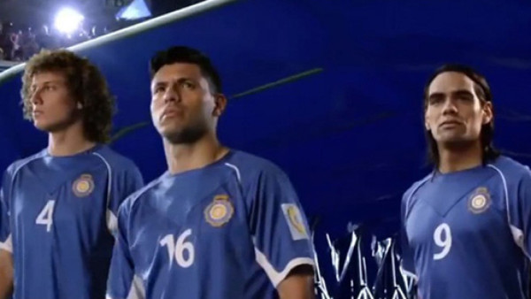 VIDEO: Falcao, Kun Agüero y David Luiz en el comercial del Mundial