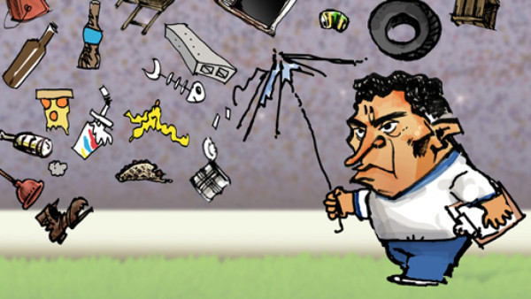 Diez-Cómics: 'Con pie izquierdo'