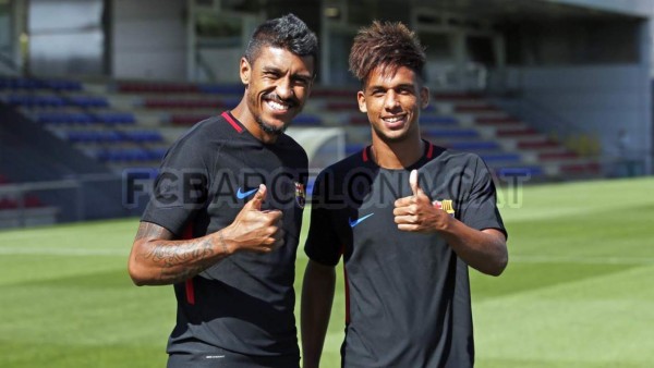 FOTOS: Choco Lozano entrenando al lado de Iniesta, Messi, Piqué y Suárez