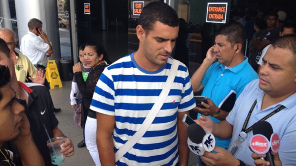 Pablo Vázquez, nuevo atacante del Olimpia ya está en el país