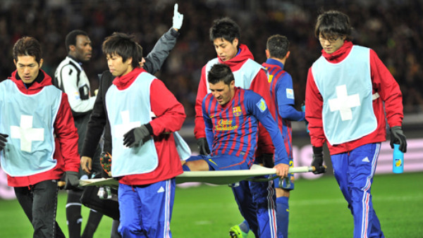 David Villa sufrió grave lesión