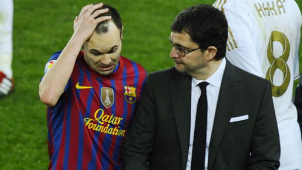 Iniesta estará de baja tres semanas