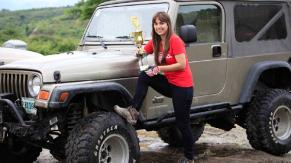 Daniela Piaggio, figura tras el volante en 4X4
