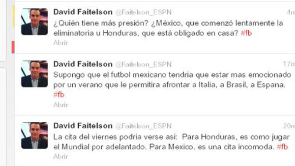 David Faitelson: 'Para Honduras es un mundial adelantado”