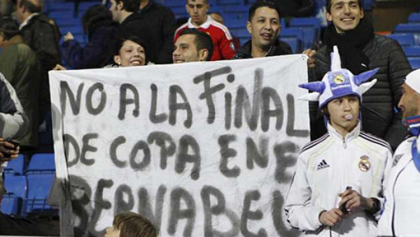 'La final de Copa no se juega aquí'