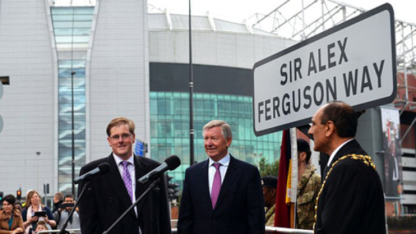 Manchester dedica una calle a Alex Ferguson