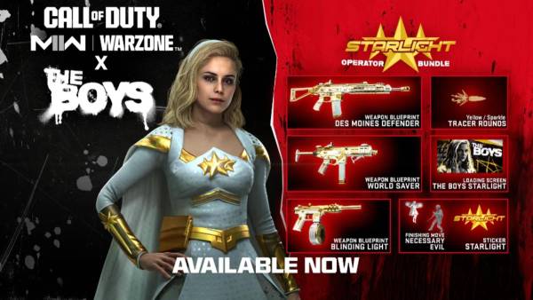 Starlight sigue estando disponible como Operadora en Call of Duty: Modern Warfare 3 y Warzone.