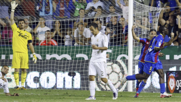 Levante le quitó el invicto al Real Madrid
