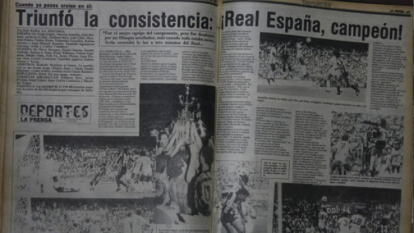 Real España, que sea otra noche memorable en el Morazán