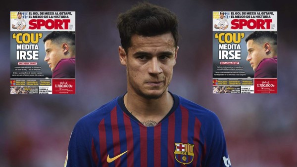 SPORT: Philippe Coutinho medita dejar al Barcelona a final de temporada