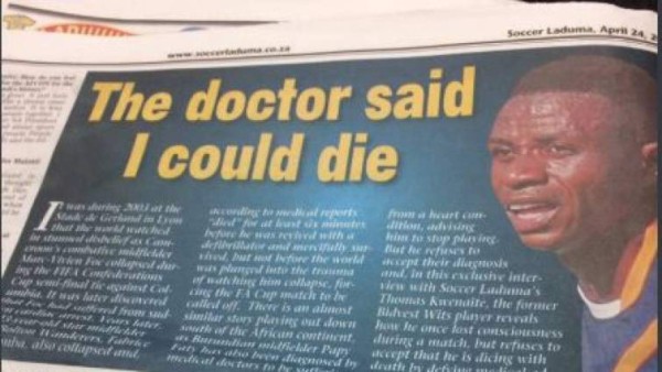 Lamentable: Muere futbolista en pleno partido y ya sabía que le podía ocurrir