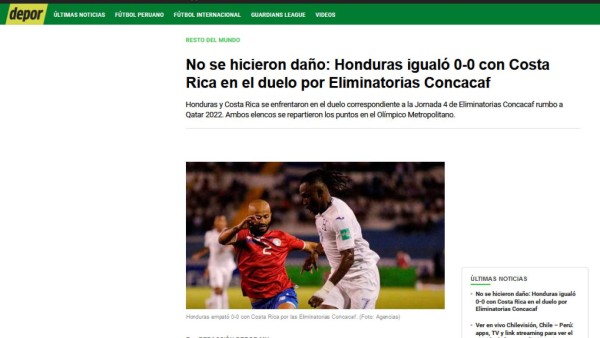 San Keylor, tibio empate y sufriendo: Lo que dice la prensa de Costa Rica del empate con Honduras