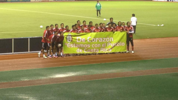 México entrenó y está 'de corazón, con el pueblo de Costa Rica'