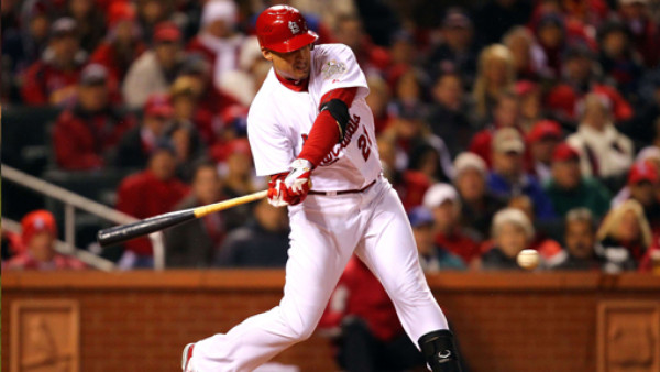 Cardenales pegan primero contra Ranger en primer juego de Serie Mundial