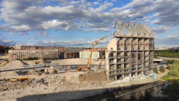 El último suspiro: Las tristes imágenes de los restos que quedan del estadio Vicente Calderón