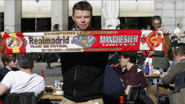 El ambiente previo a Real Madrid-Manchester United