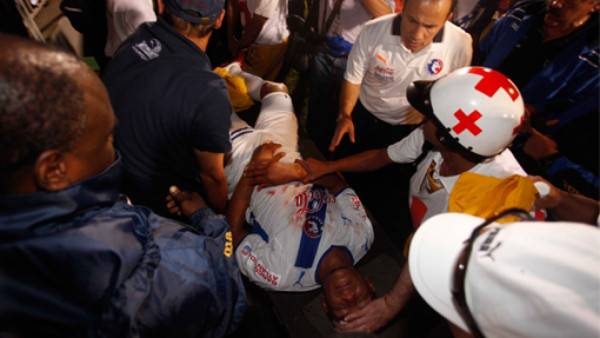 Vandalismo en el Estadio Nacional