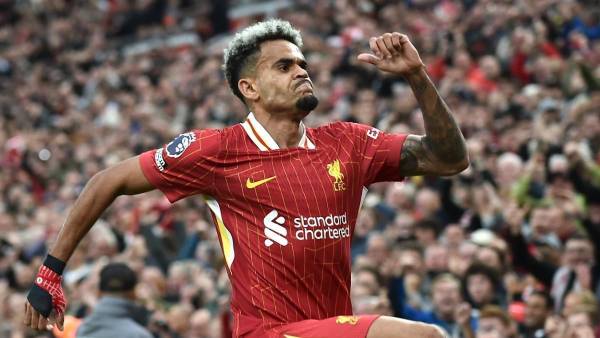 Luis Díaz marcó doblete en la victoria de Liverpool vs Bournemouth.