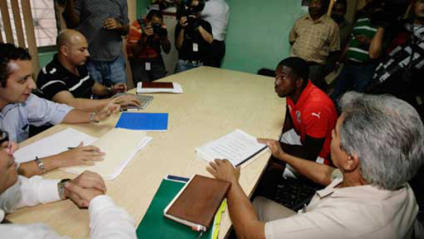 Johnny Palacios declara contra árbitro Mario Moncada