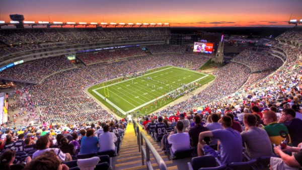 Así es el enorme Gillette Stadium, casa de los Patriots