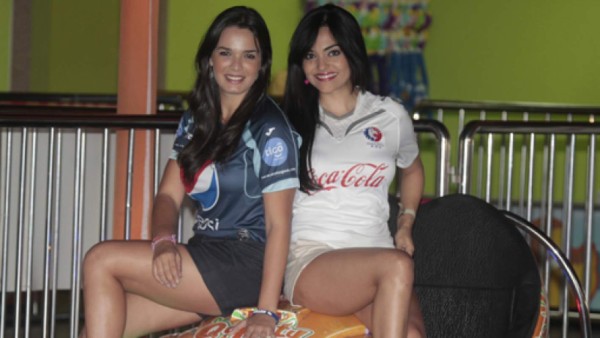FOTOS: Las chicas que han adornado las previas del clásico Olimpia-Motagua