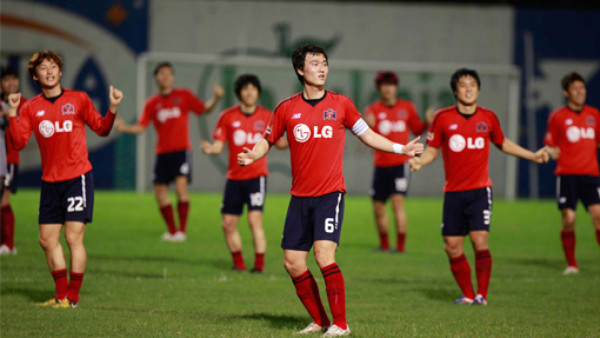 Goyang de Corea del Sur goleó y le dio un baile al Real España