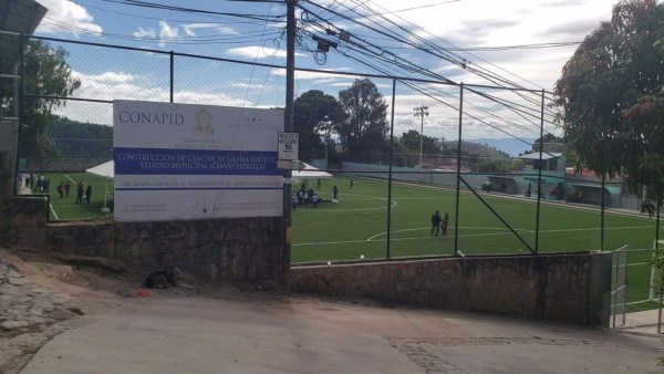 Así es la espectacular cancha sintética que fue inaugurada en Santa Lucía
