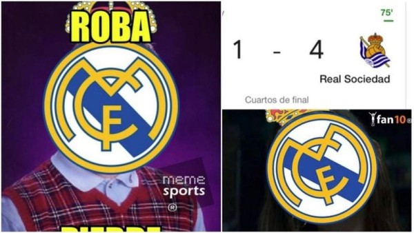 Real Madrid, víctima favorita de los memes tras ser eliminado de la Copa del Rey