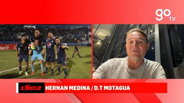 Hernán Medina durante la entrevista en DIEZ TV.