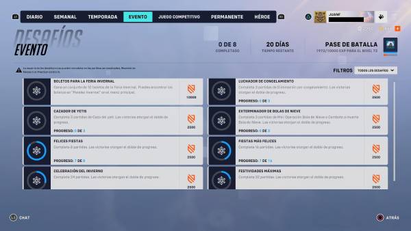 El evento navideño de Overwatch 2, con dos eventos: “Paraíso Invernal” y “Feria Invernal”