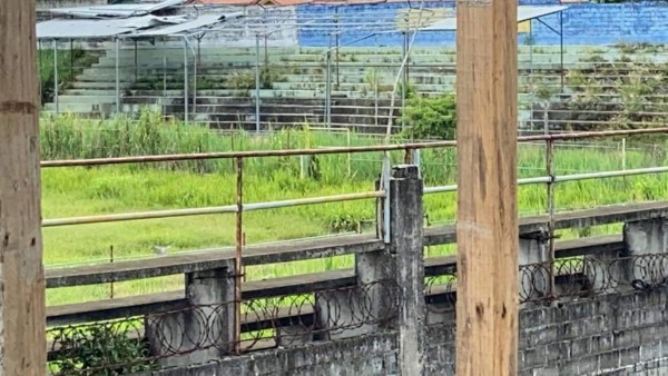 Jugadores del Tela FC dejan el balón a un lado y comienzan a limpiar el estadio Alfredo León Gómez