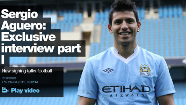 Kun Agüero ya tiene camiseta en el Manchester City