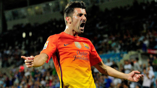 David Villa será baja por lesión ante el Levante