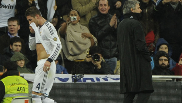 Ramos, molesto porque Mourinho le señaló tras el empate con el Manchester