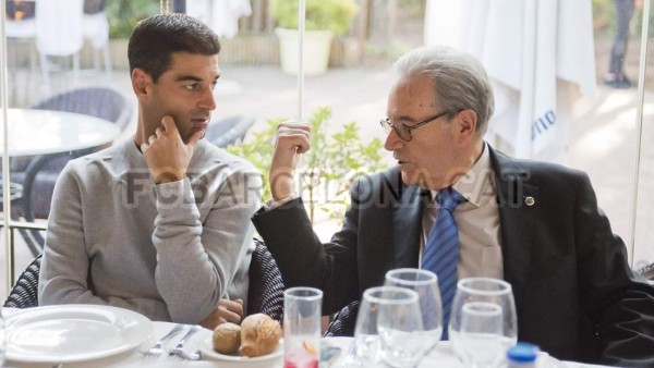 Así fue la cena de Navidad del Barcelona donde participó Choco Lozano