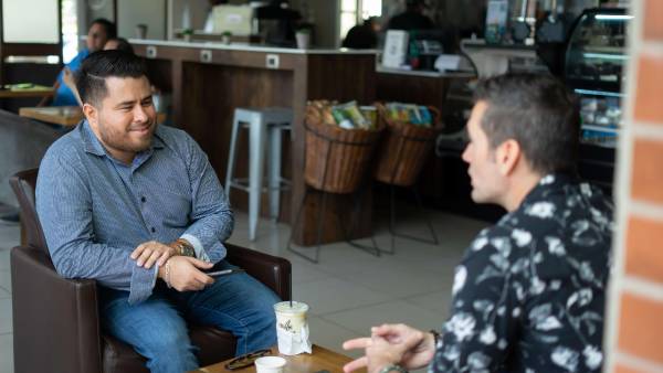 Gustavo Roca, periodista de DIEZ, le consulta cuánto pagó Celtic por el fichaje de Luis Palma, pero Paulo no reveló cifras.