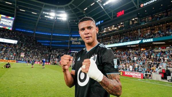 Minnesota United informa que el hondureño Kervin Arriaga será operado y se pierde lo que resta de temporada