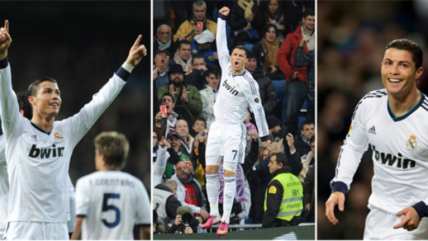 Real Madrid golea de la mano de Cristiano