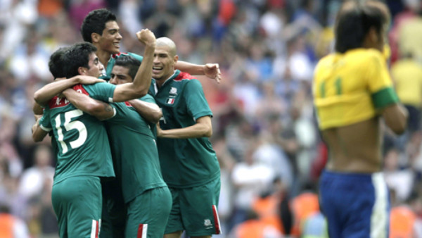 La medalla y los festejos de los jugadores mexicanos