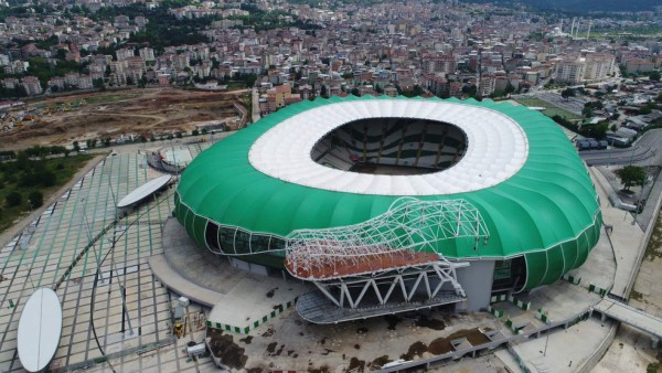 ¡INCREÍBLE! El imponente estadio turco que tiene forma de cocodrilo