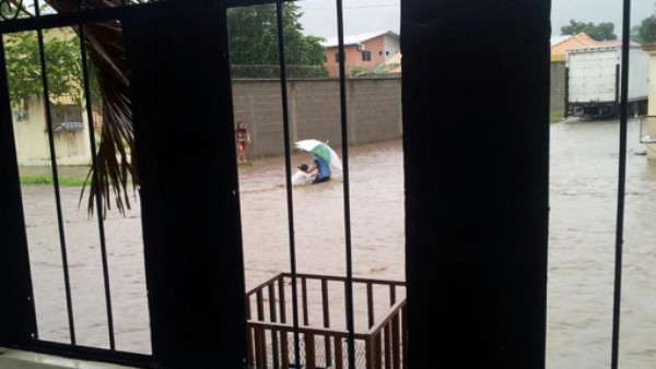 Lluvias provocan caos en Honduras