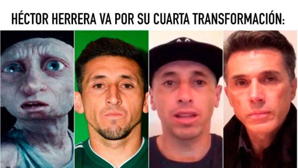 La cruel ola de memes por el cambio de rostro de Héctor Herrera tras sus cirugías estéticas