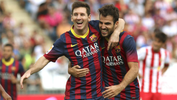 Barcelona vence al Almería y firma récord