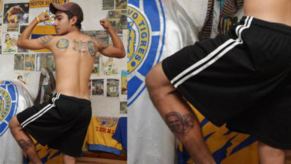Aficionado mexicano se tatuó imagen del técnico de su equipo