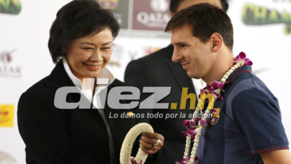 Locura por el Barcelona en Tailandia