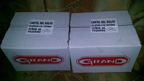 Sicarios del Cartel del Golfo en México reparten alimentos por la emergencia del coronavirus