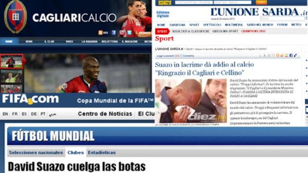 Medios internacionales destacan el retiro de David Suazo